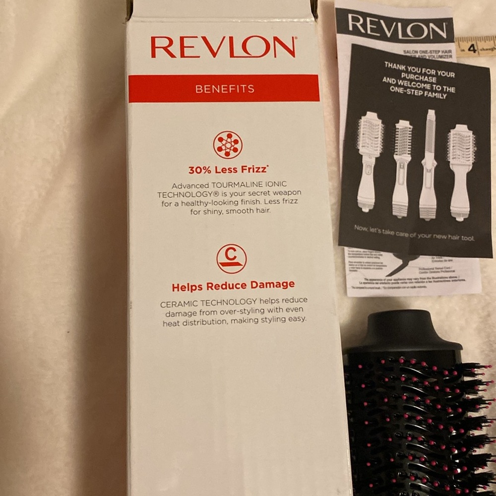 Salon One Step Hair Dryer Volumizer NWT Ceramic Ionic Tourmaline - Picture 11 of 11